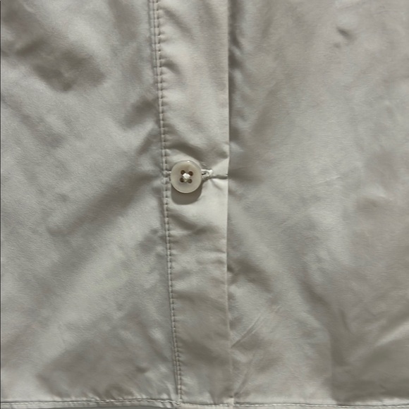 Chico's Smoky Taupe Long Sleeve Collar Blouse w/ Bungee Cuffs Size 1.5 10 NWT - Picture 4 of 8